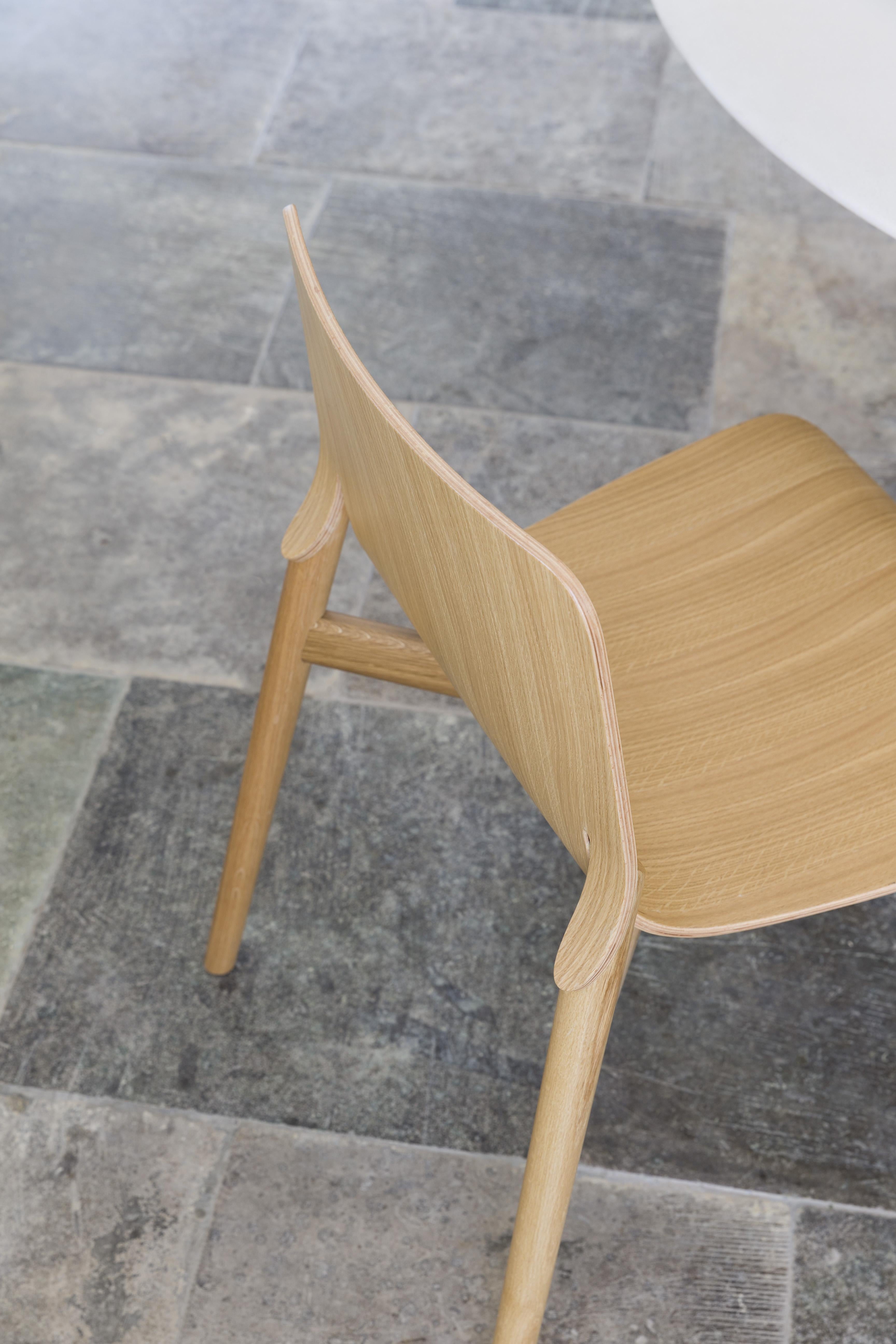 Alias 047 Kayak Chair in Natural Oak Seat and Frame by Patrick Norguet For Sale 2