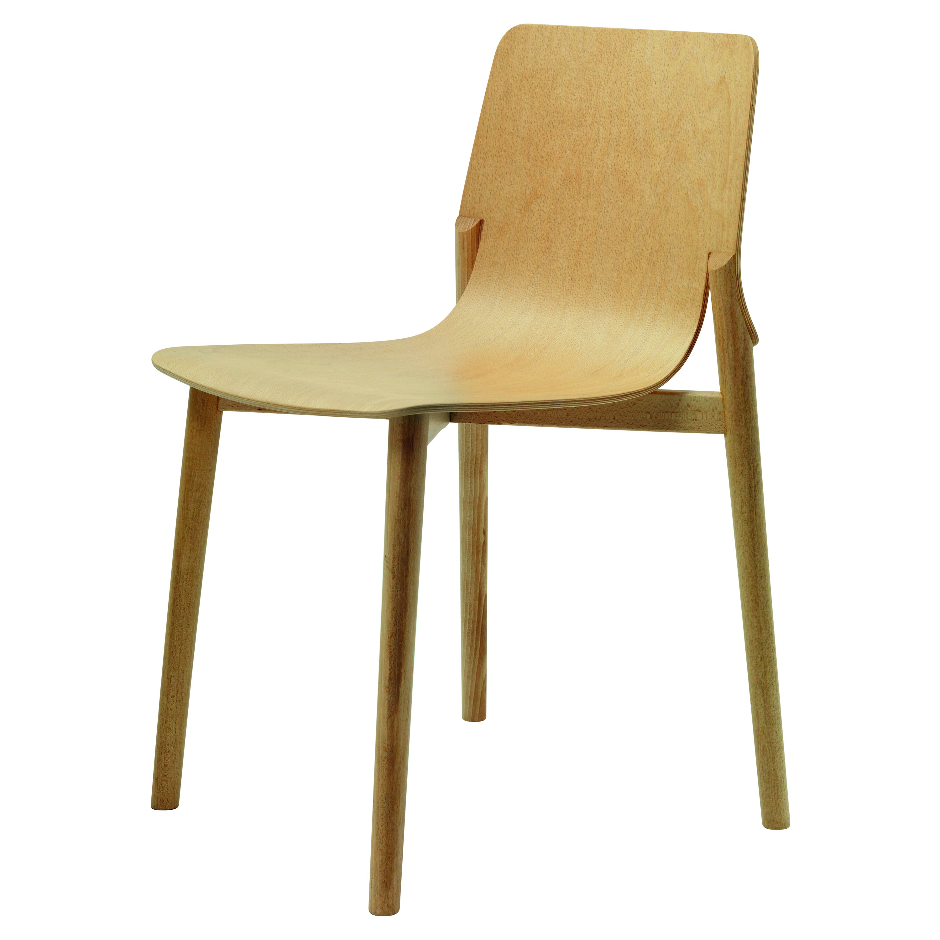 Alias 047 Kayak-Stuhl aus Eiche Natur mit Sitz und Gestell von Patrick Norguet im Angebot