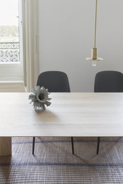 Alias 053 Hiwood Small Table with Dark Oak Top by Gabriele e Oscar Buratti