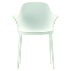 Alias 073 Poltrona Elle con struttura in alluminio laccato bianco di Eugeni Quitllet