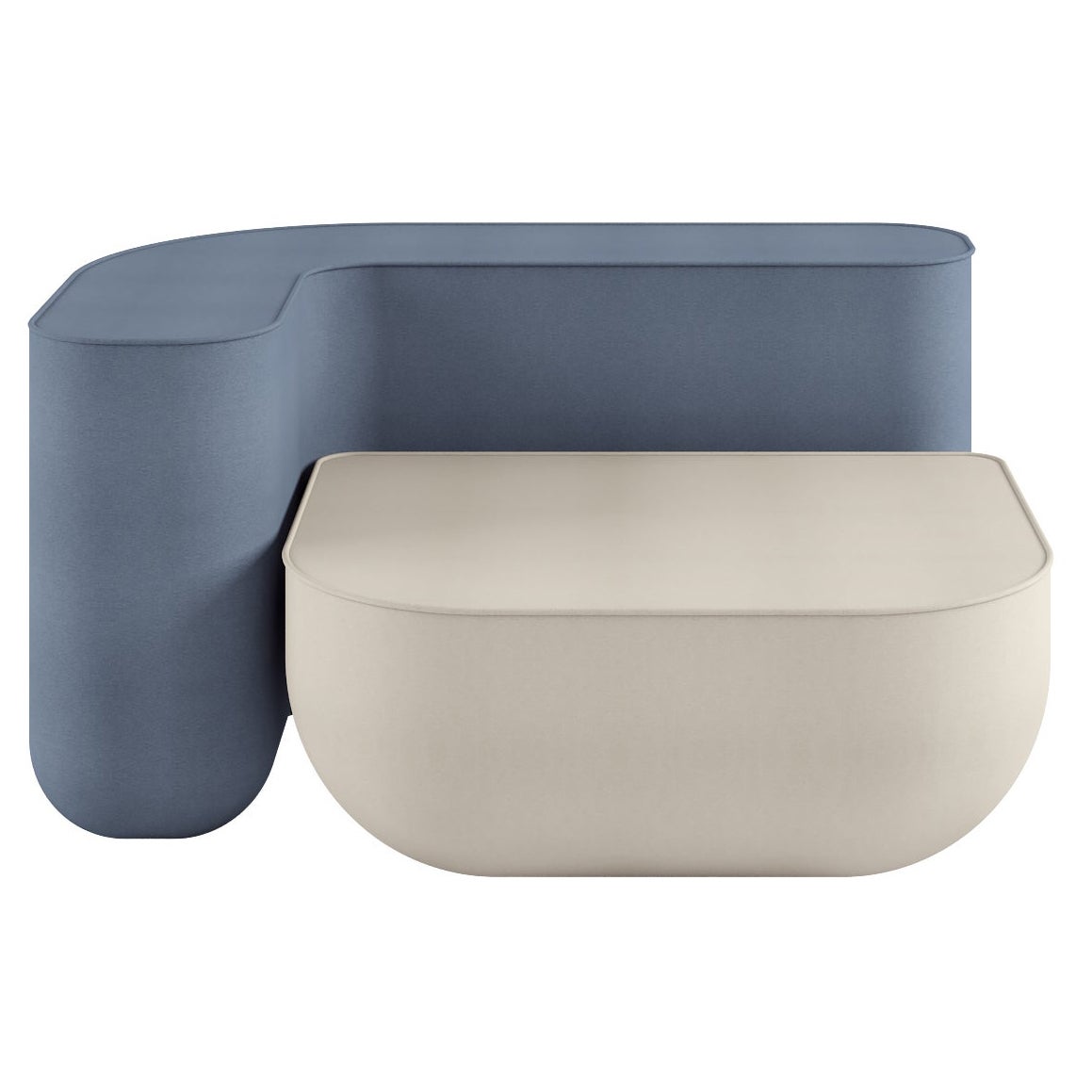 Alias 25E Okome Angular One Seater Sofa in Hero Upholstery by Nendo