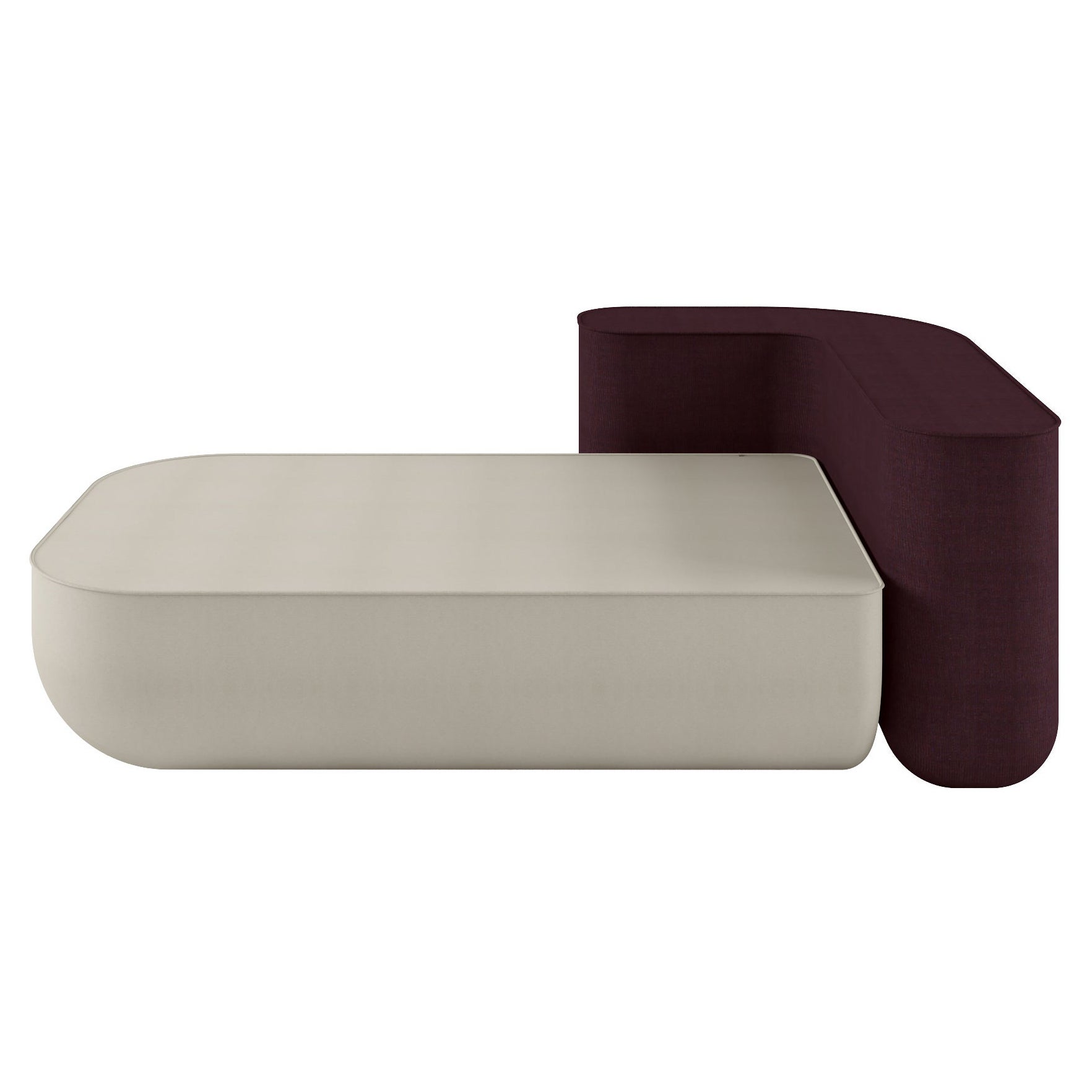 Alias 25F Okome Sofa mit Hero-Polsterung für 90 Personen in Hero-Polsterung von Nendo