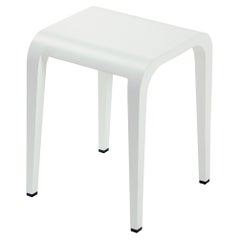 Tabouret Laleggera Alias 310 avec cadre en chêne teinté blanc de Riccardo Blumer
