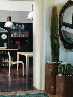 Alias 316 Laleggera Chair+ in Full Brown Leather by Riccardo Blumer