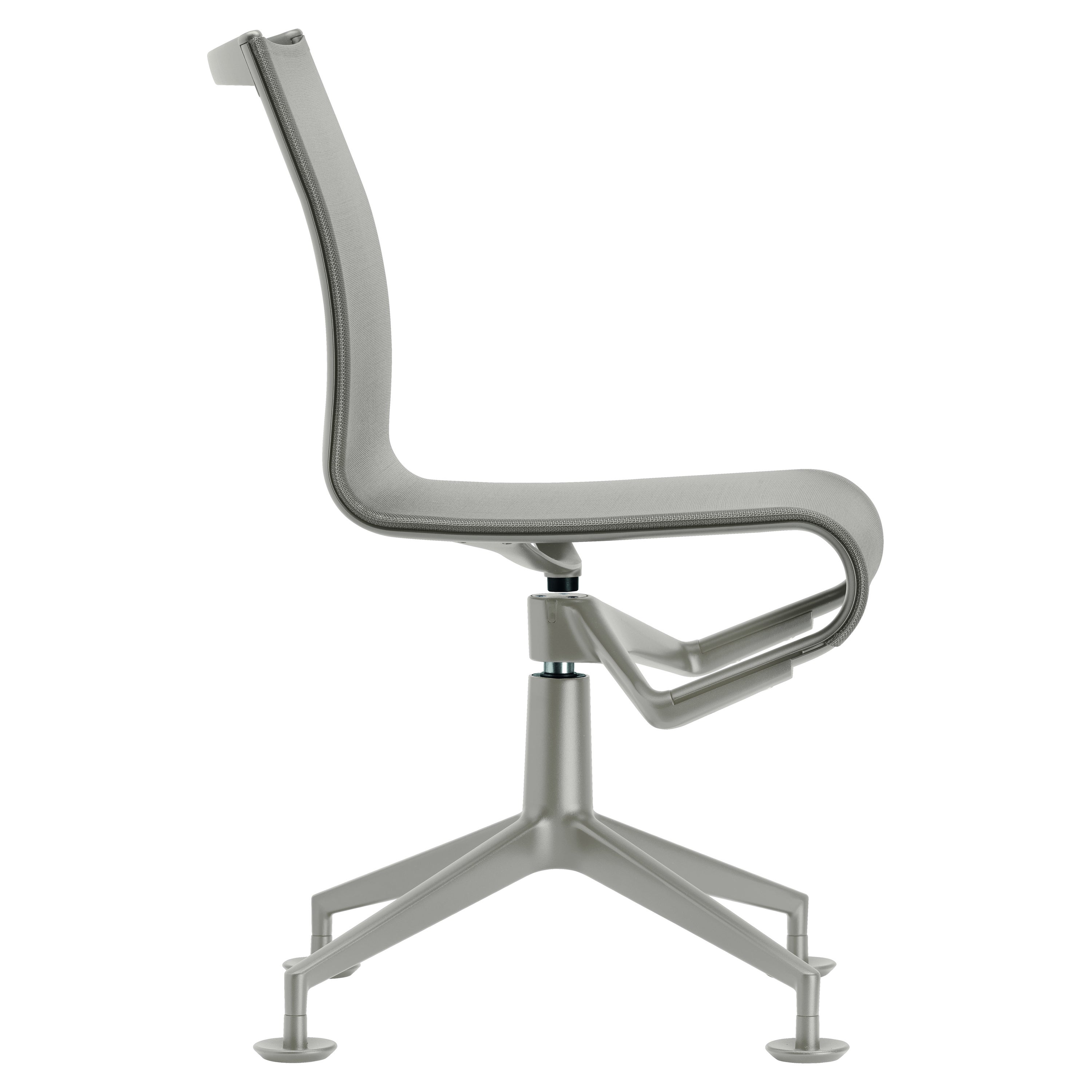 Alias 436 Chaise de rencontre 44 avec assise en maille de sable et cadre en aluminium laqué en vente