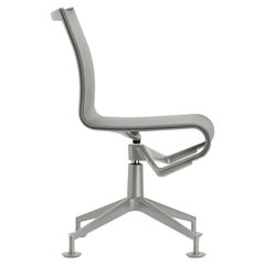 Alias 436 Meetingframe 44 Chair in Sand Mesh Seat with Lacquered Aluminum Frame