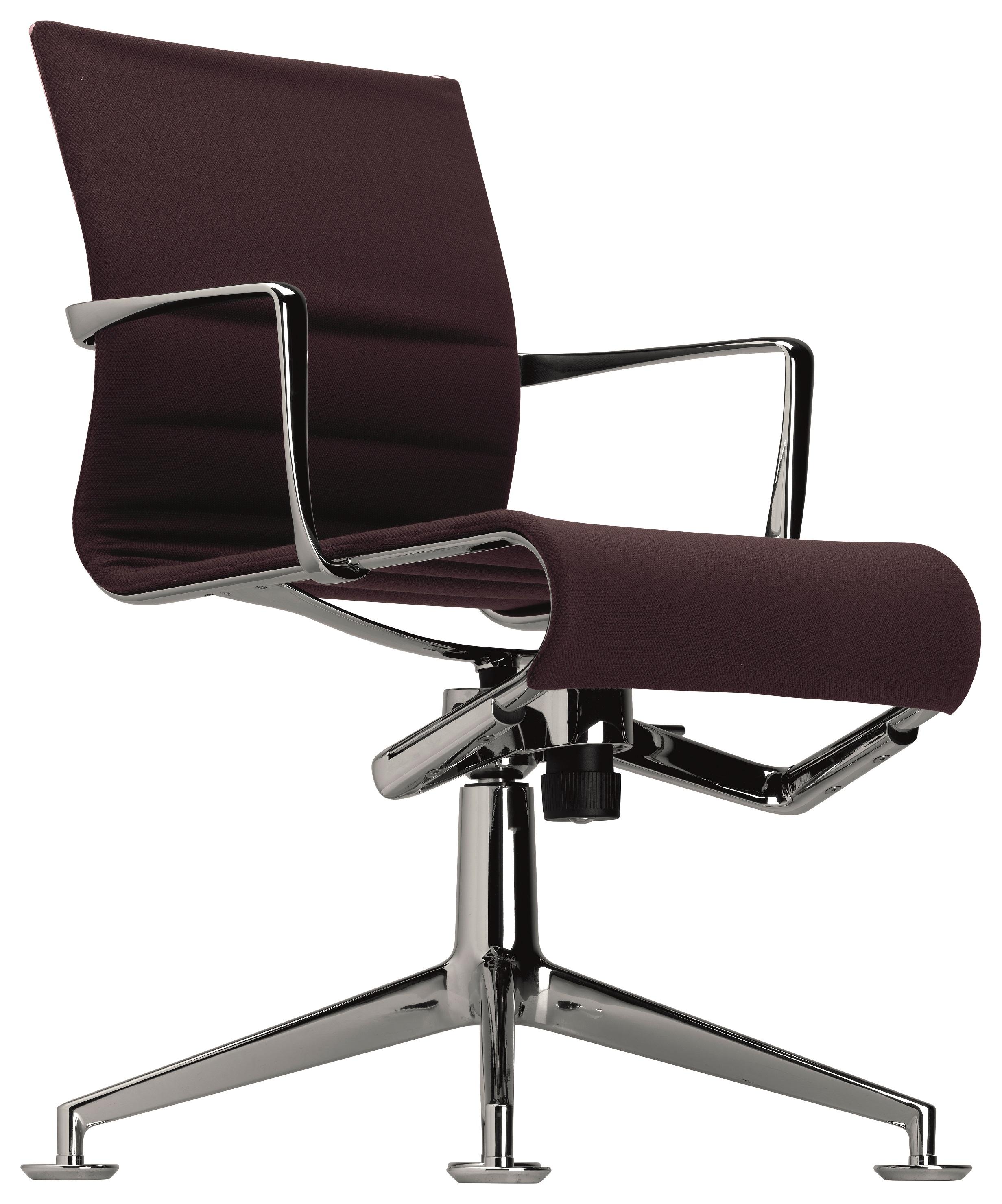 Alias 447 Meetingframe+ Tilt 47 Chair in Purple Seat with Chromed Aluminum Frame by Alberto Meda

Self adjusting swivel chair with arms, with 4-star base with glides and tilting mechanism. Structure made of extruded aluminium profile and die-cast
