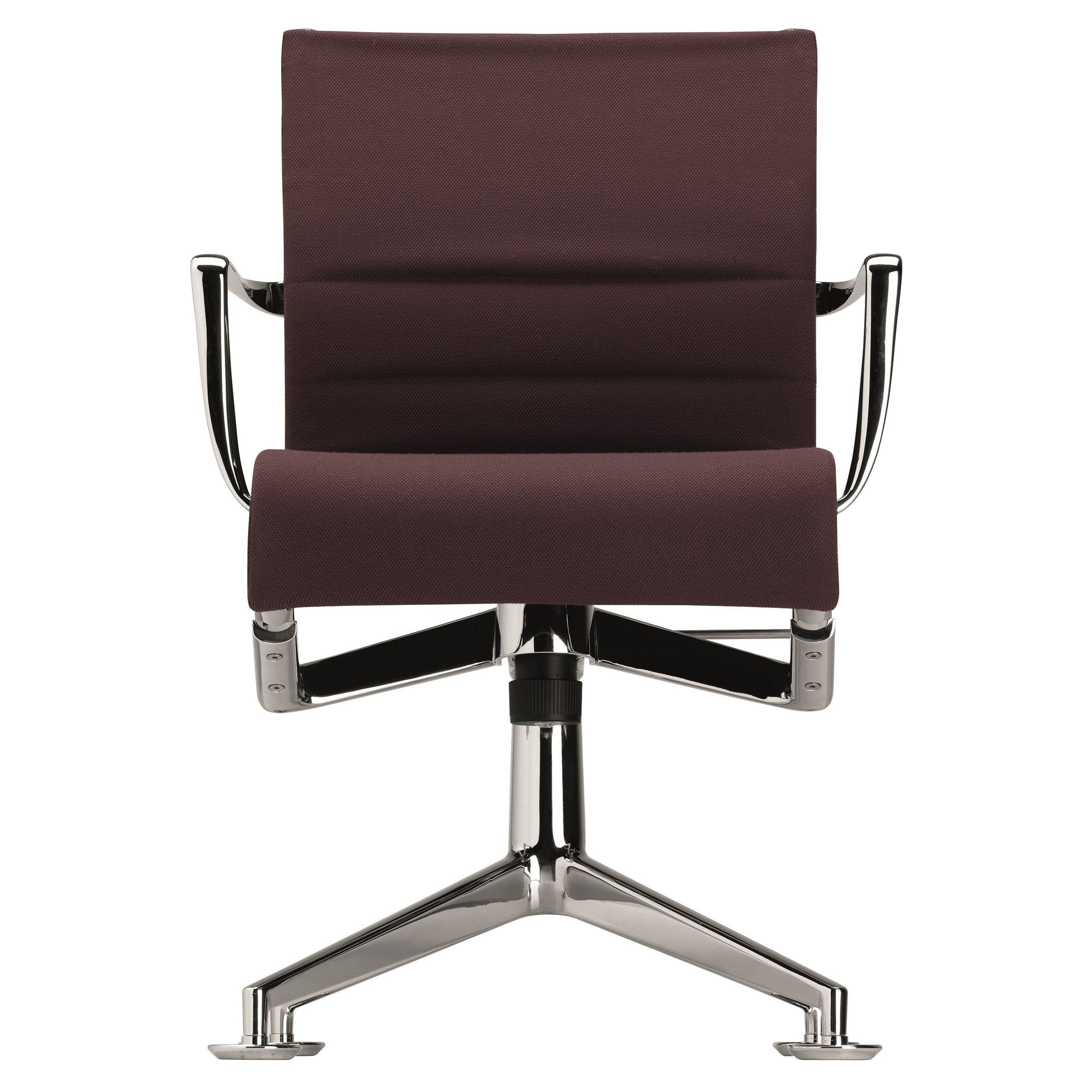 Alias 447 Meetingframe+ Tilt 47 Stuhl in lila Sitz mit verchromtem Aluminiumrahmen