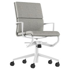 Alias 453 Chaise à cadre roulant et inclinable 47 en gris avec cadre en aluminium laqué