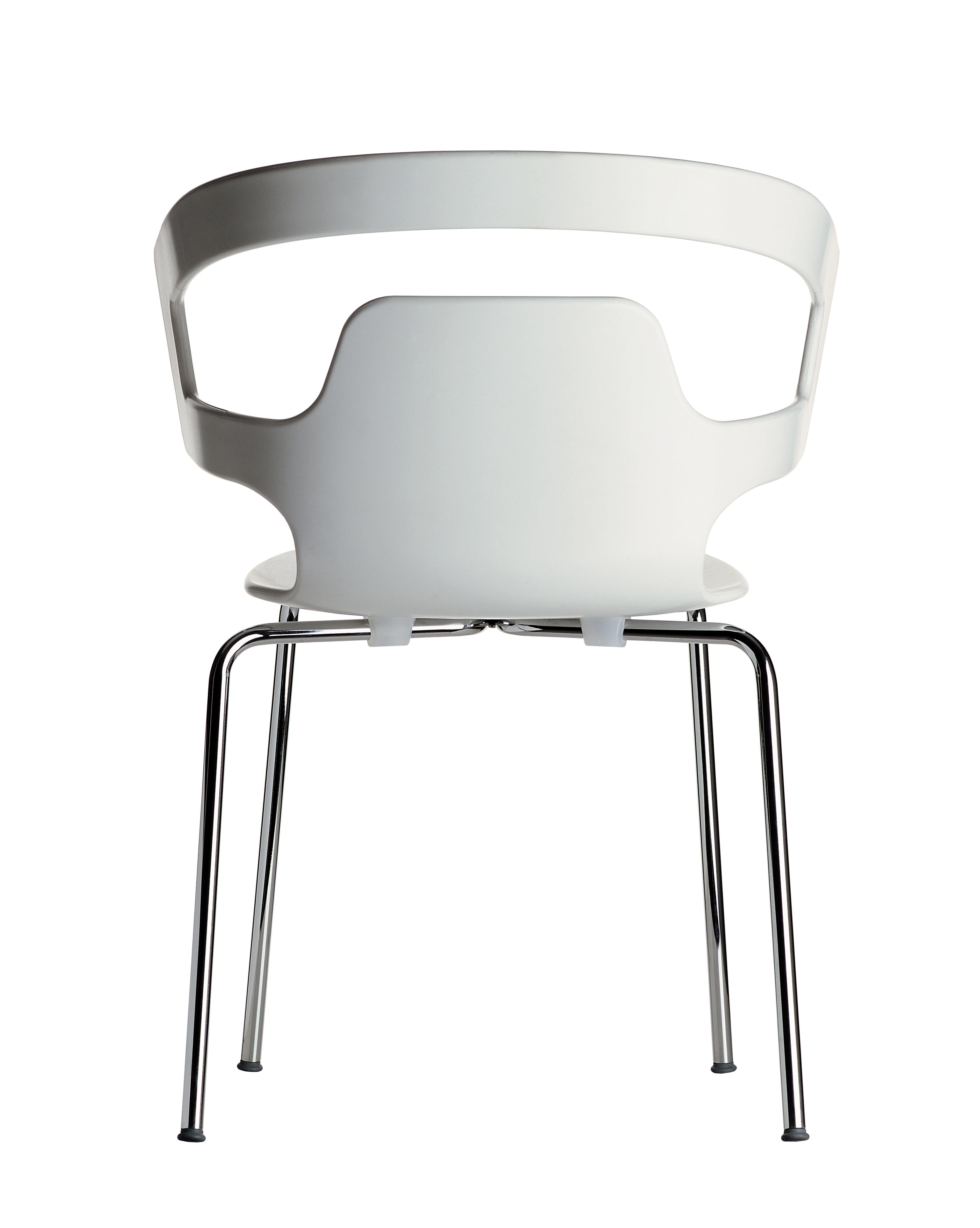 Alias 500 Segesta Chair in White Seat and Chromed Steel Frame by Alfredo Häberli For Sale 3