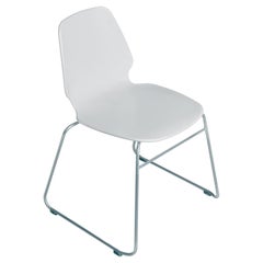 Alias 531 Selinunte Sledge Chair en blanc et structure en acier par Alfredo Häberli