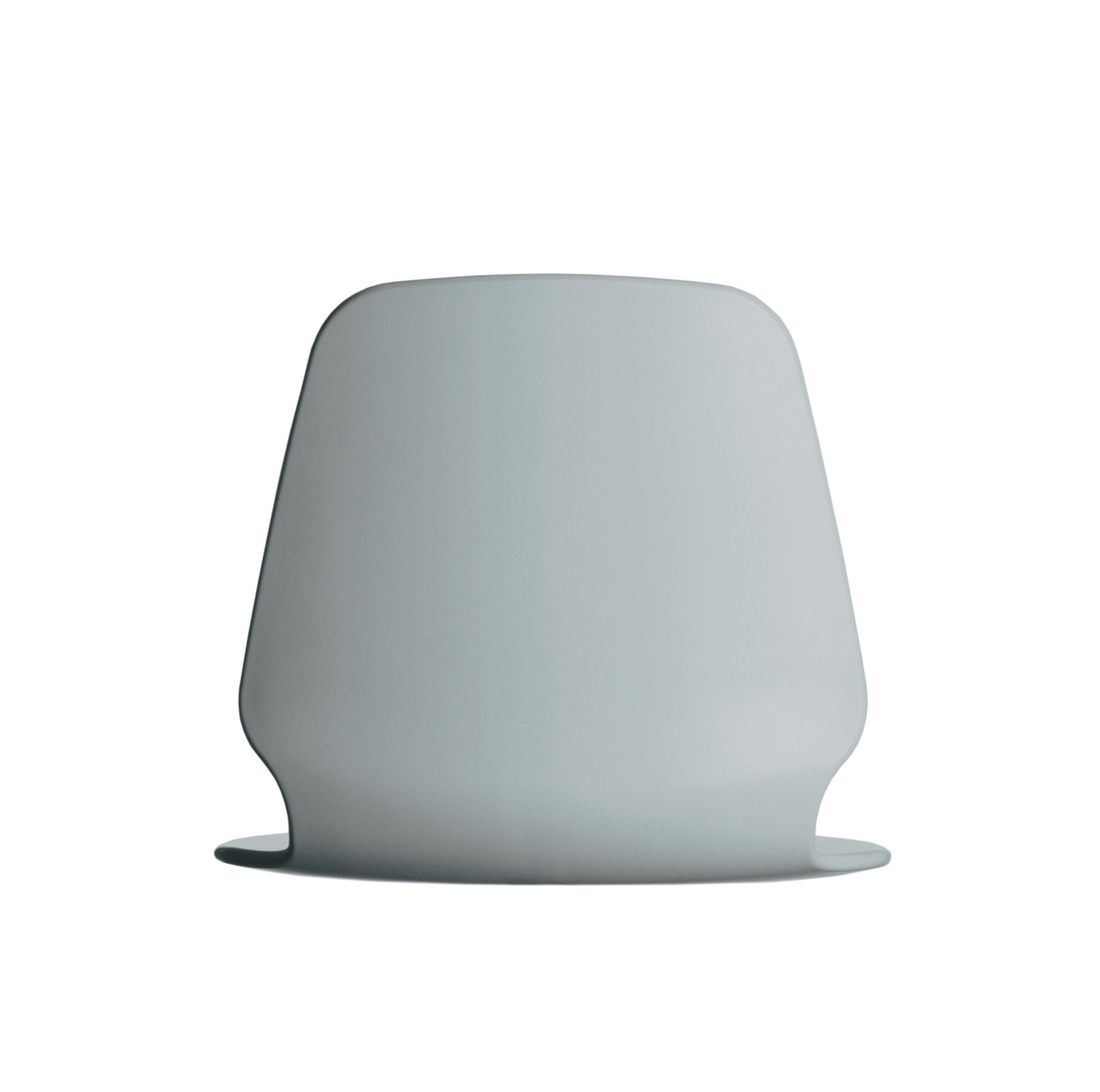 Contemporary Alias 538 Selinunte Studio Chair in White Seat and Light Grey Steel Frame For Sale