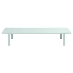 Alias 955 Eleven Tavolo Basso Singolare Rettangolare con Struttura in MDF e laccata di colore bianco