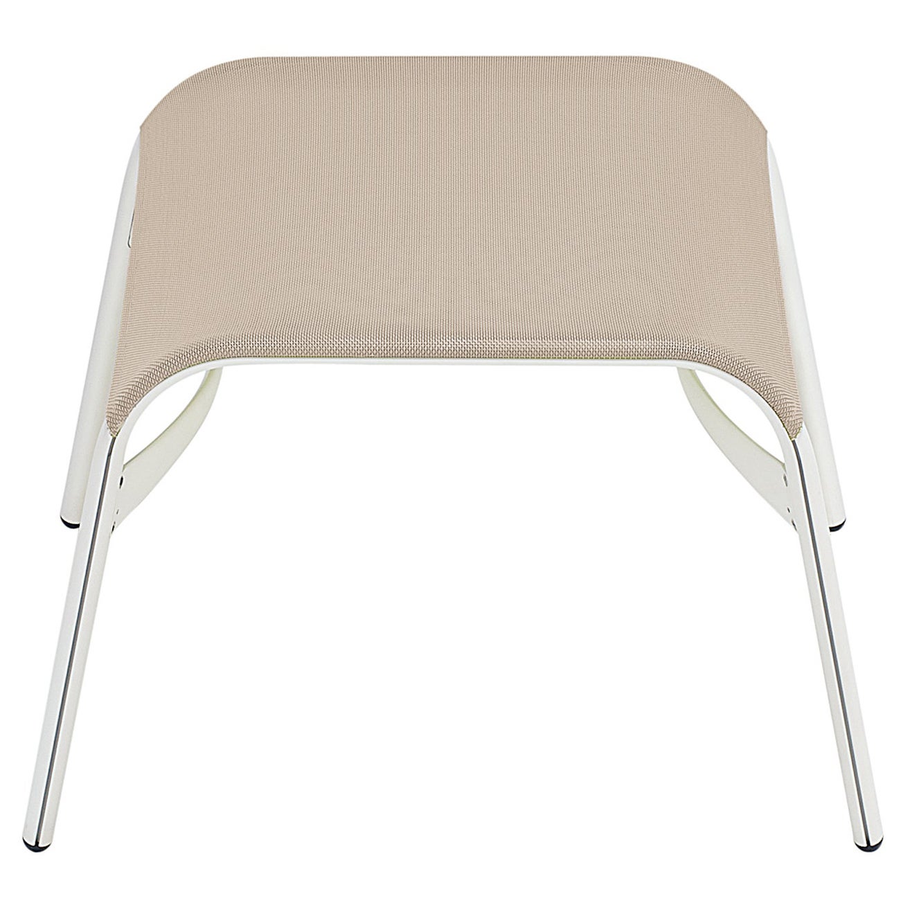 Taburete de exterior Alias Feetframe 431 de malla con estructura de aluminio lacado en blanco en venta