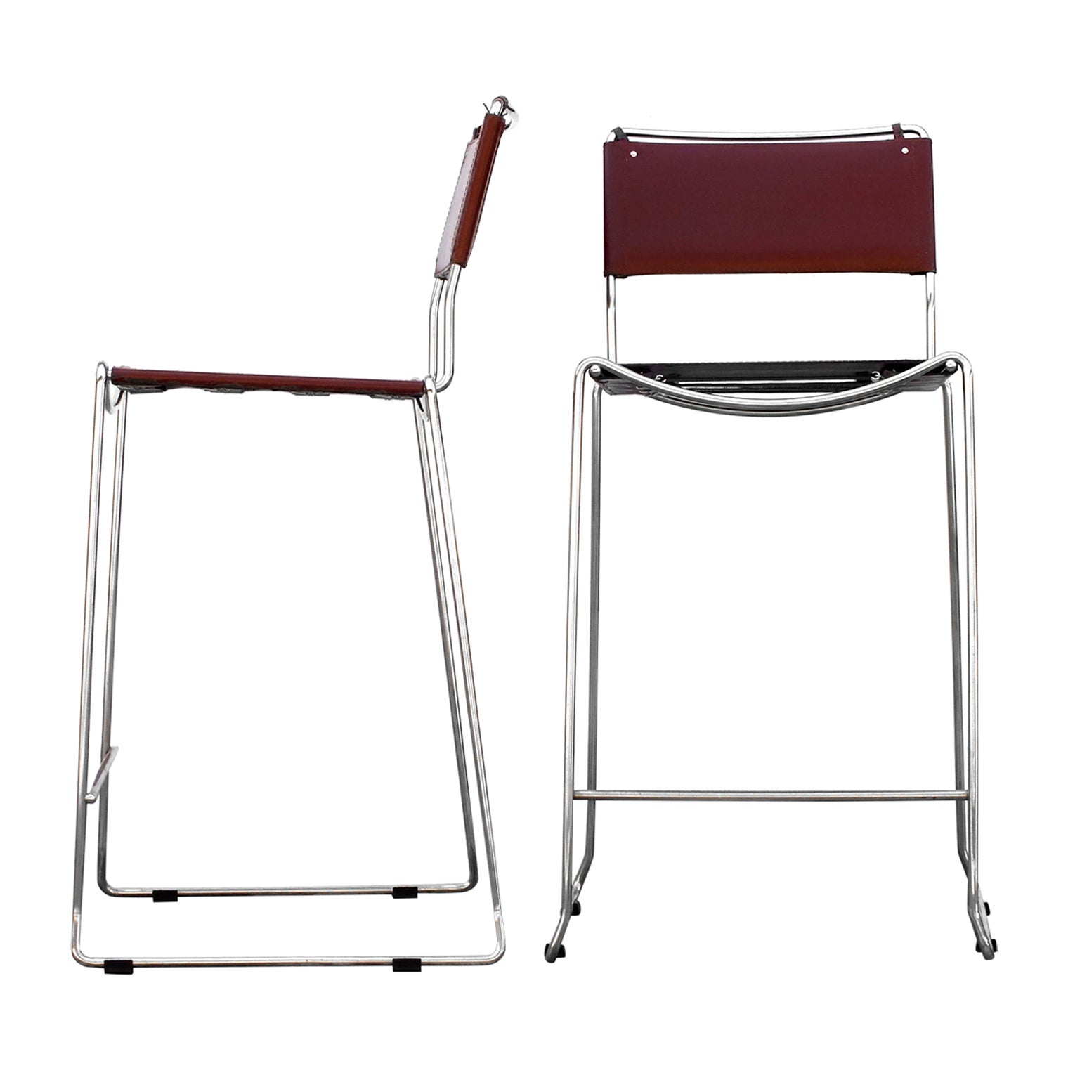 Alias Italy Production Two Stools by Belotti Giandomenico Design in Years 
70