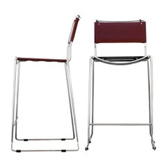 Alias Italy Production Two Stools by Belotti Giandomenico Design in Years '70