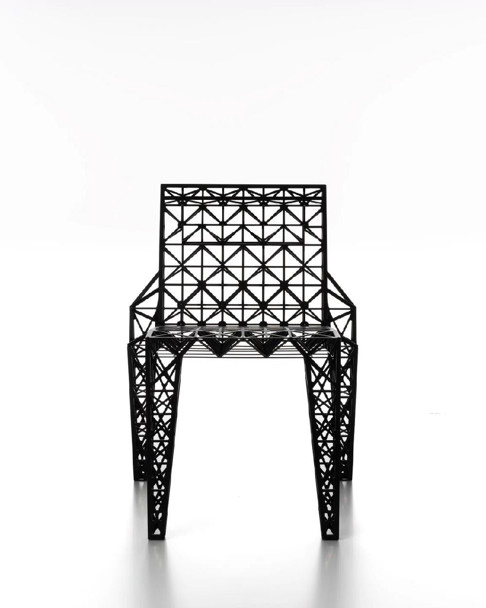 Alias Lanuda Chair in aluminium by Riccardo Blumer In New Condition For Sale In Brooklyn, NY