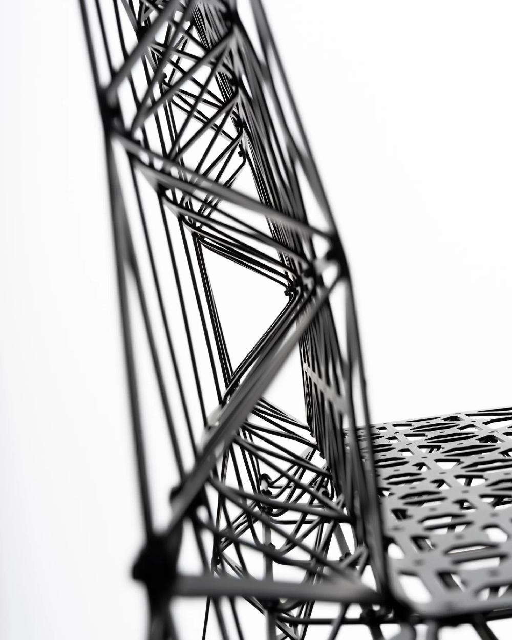 Contemporary Alias Lanuda Chair in aluminium by Riccardo Blumer For Sale