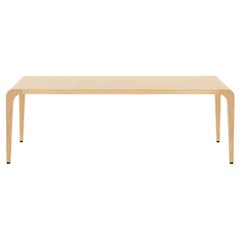 Grande table Ilvolo 390 d'Alix avec plateau et cadre en bois d'érable naturel