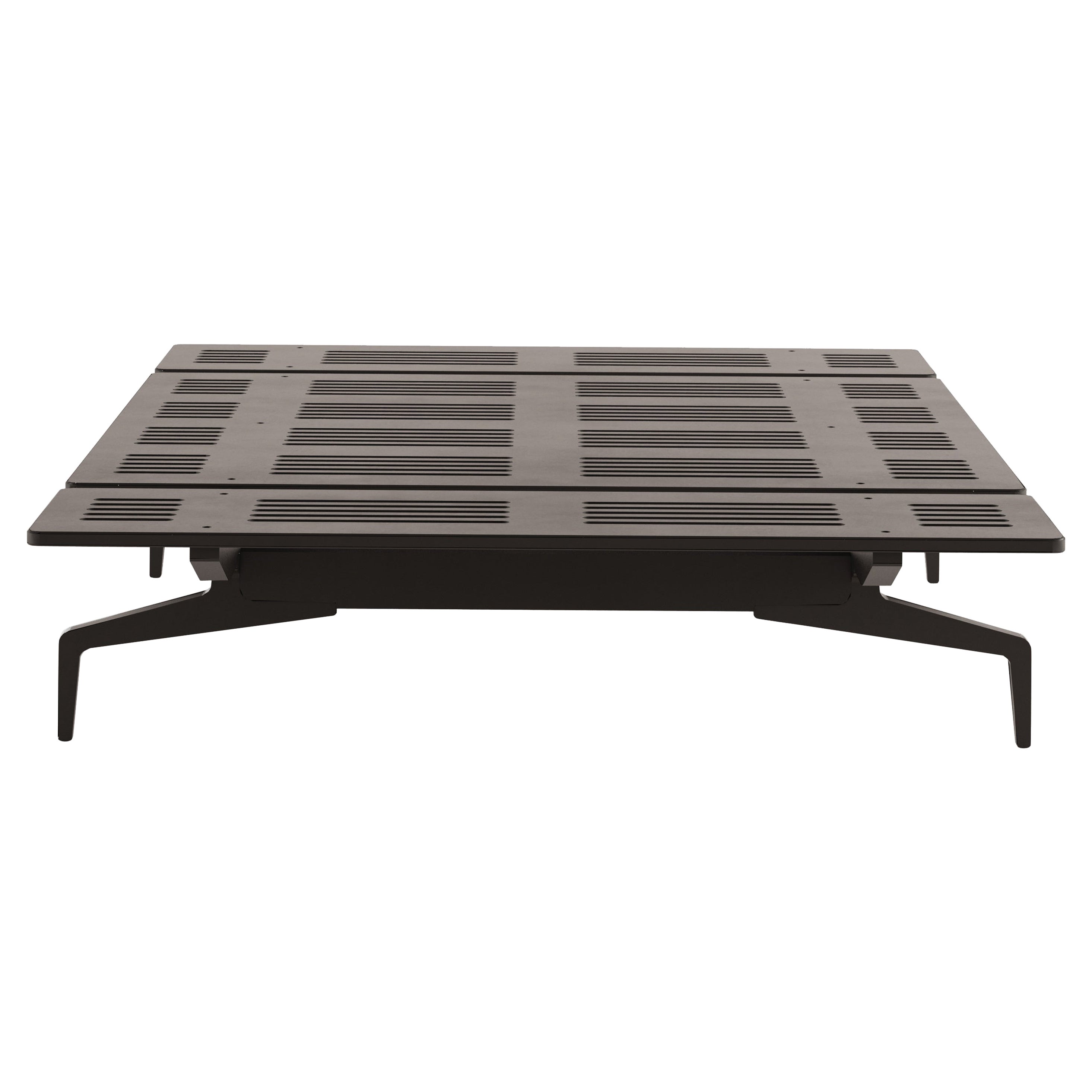Letto Alias Large LL0 Legnoletto con struttura in laccato nero opaco di Alfredo Häberli