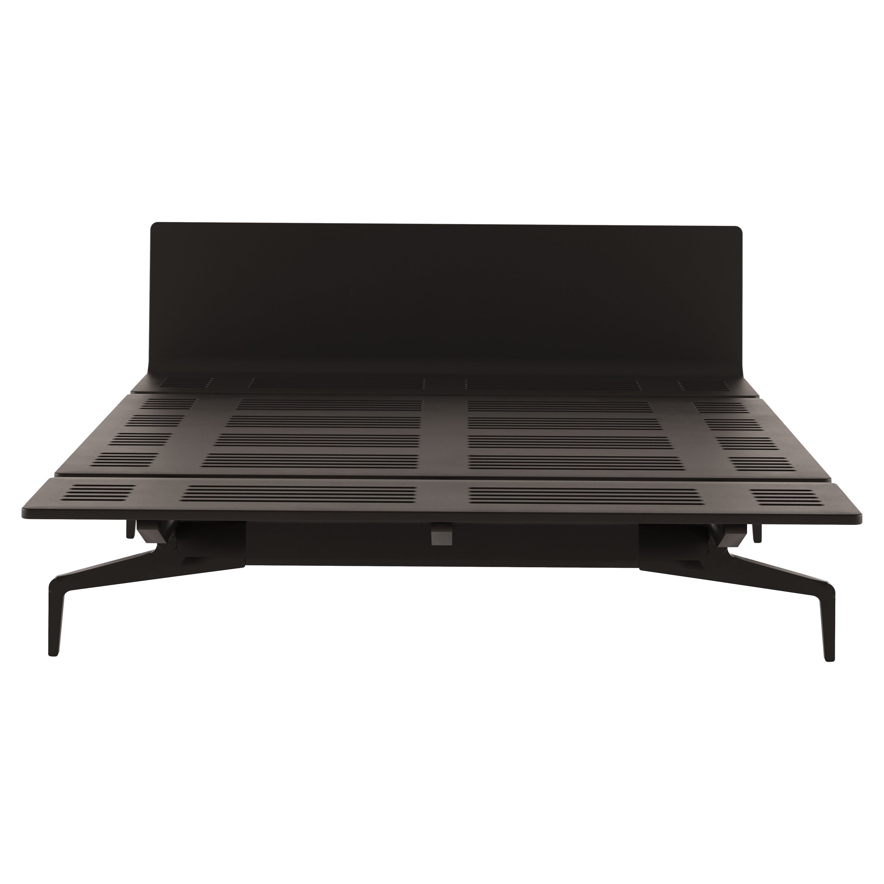 Letto Alias Large LL3 Legnoletto con struttura in laccato nero opaco di Alfredo Häberli