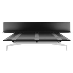 Alias Large LL8 Legnoletto Bed in Black Matt Lacquer Frame by Alfredo Häberli