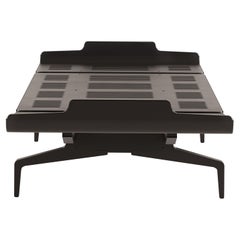 Alias LL1 Legnoletto Bed in Black Matt Lacquer Frame by Alfredo Häberli