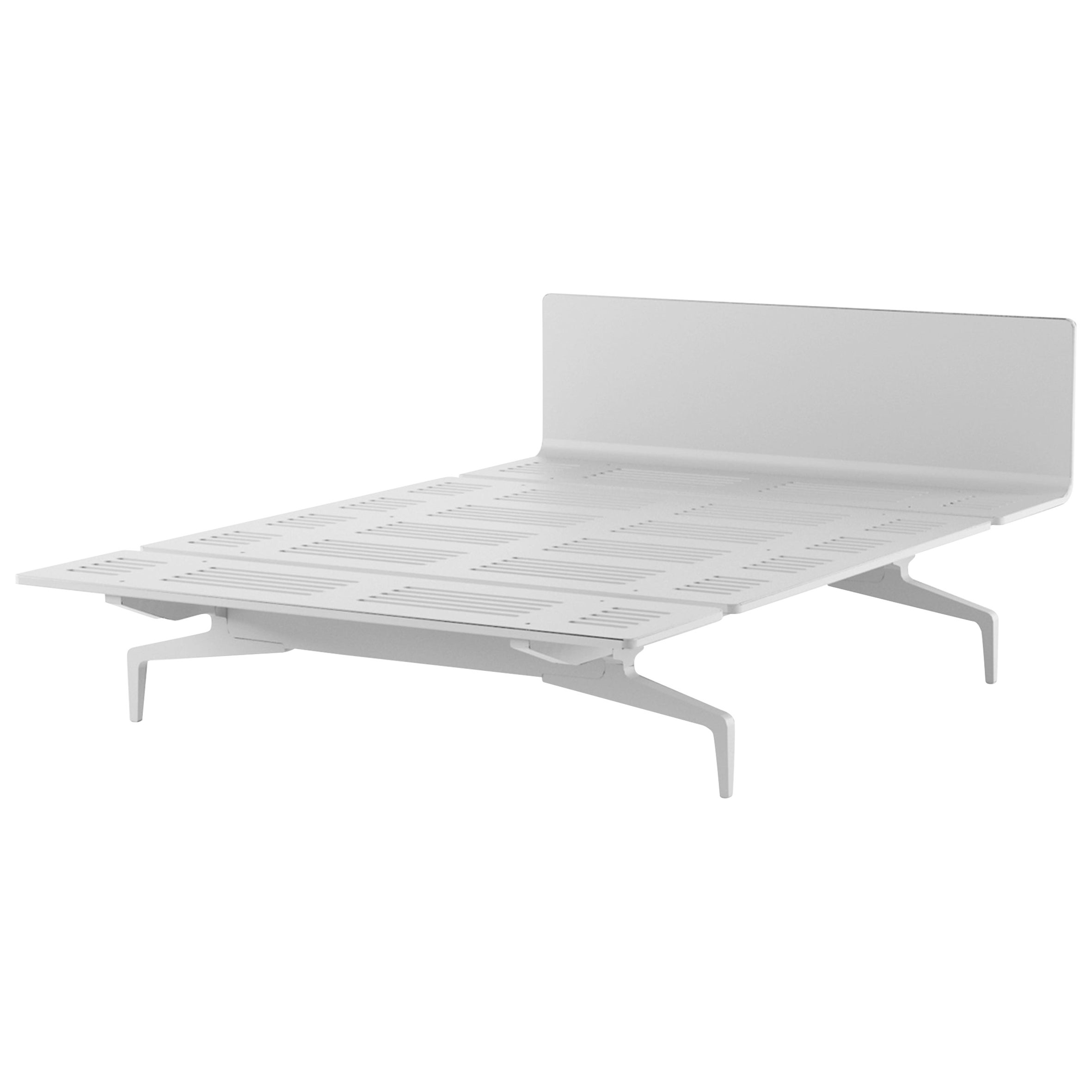 Lit Alias LL3 Legnoletto 90 cm avec cadre en laque blanche mate Alfredo Häberli