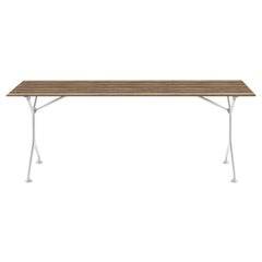 Table d'extérieur Tech Wood 200F Alias M23 avec cadre en frêne et aluminium laqué