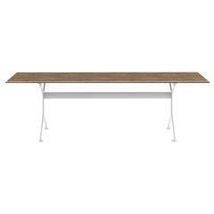 Table d'extérieur Tech Wood 240 avec cadre en frêne et aluminium laqué Alias M24