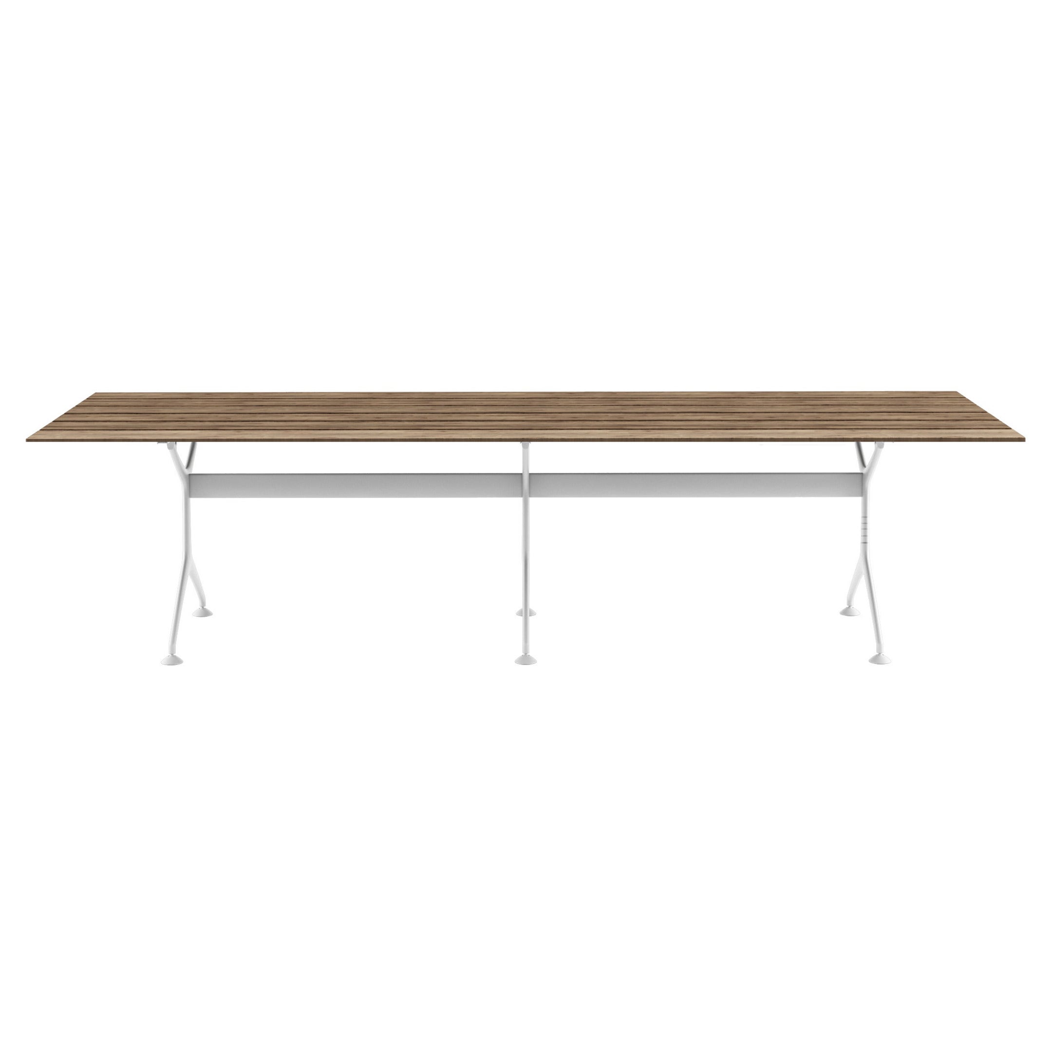 Alias M25 Tech Wood Outdoor Table 300 in Ash and Lacquered Aluminium Frame