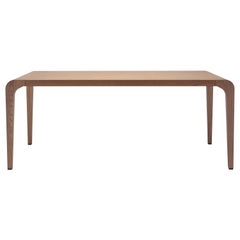 Table Ilvolo d'Alice en chêne Canaletto avec plateau et cadre en bois de noyer, taille moyenne 390