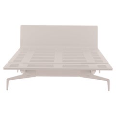 Alias Medium LL3 Legnoletto Bed in White Matt Lacquer Frame by Alfredo Häberli