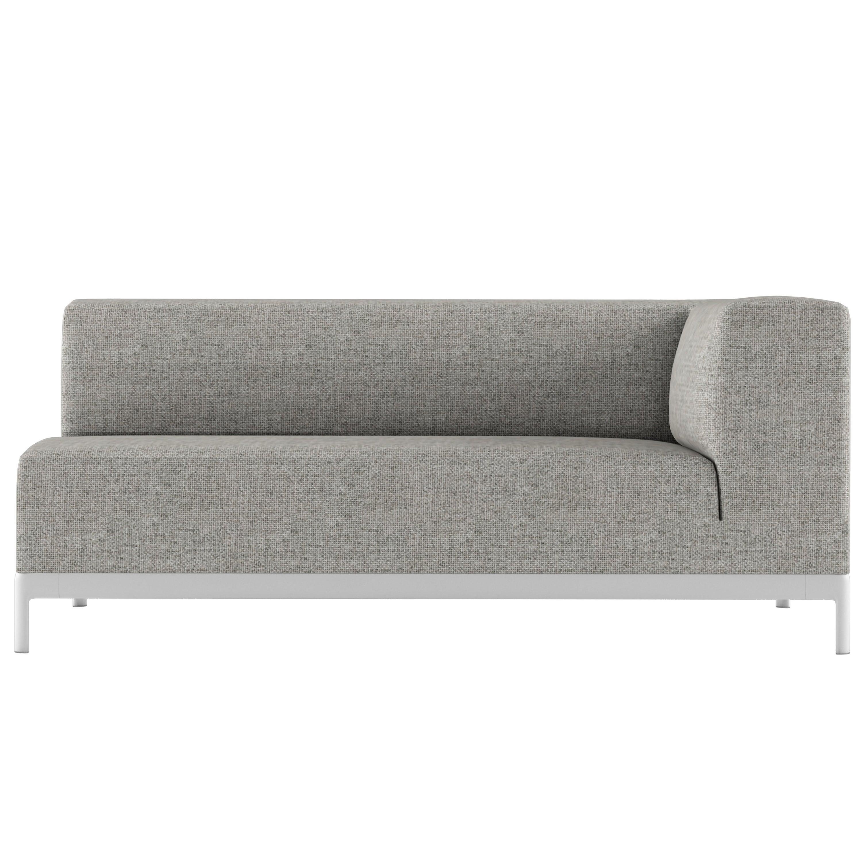 Alias P63 AluZen Outdoor SX Soft Angular Sofa in Upholstery with Aluminium Frame