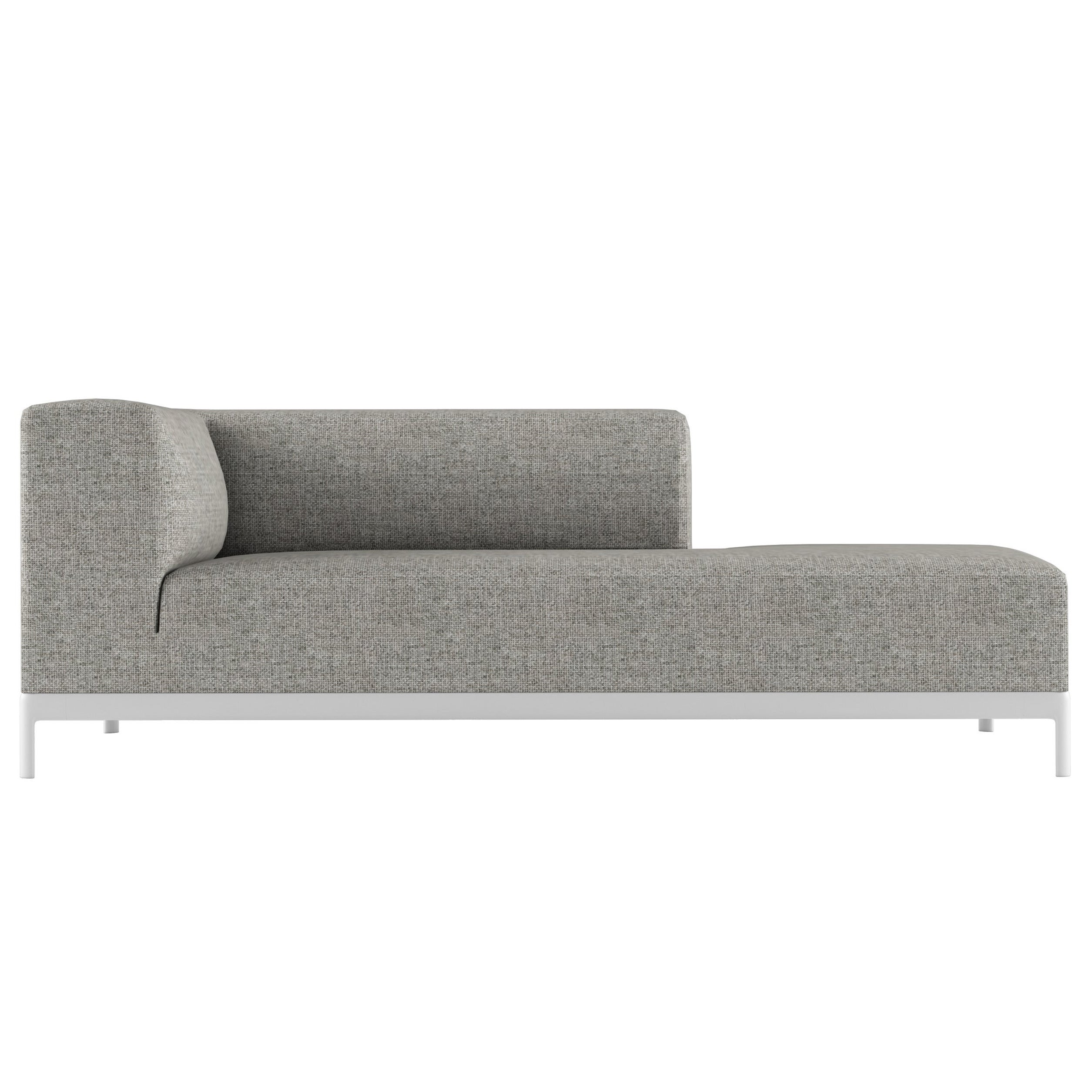 Alias P64 AluZen Outdoor DX Soft Angular Sofa in Upholstery with Aluminium Frame