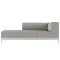 Canapé d'extérieur SX Soft Angular Alias P64 AluZen en tissu d'ameublement avec cadre en aluminium