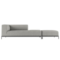 Conjunto de Sofá Alias P64+P70 AluZen Soft en Tapicería con Estructura de Aluminio Lacado