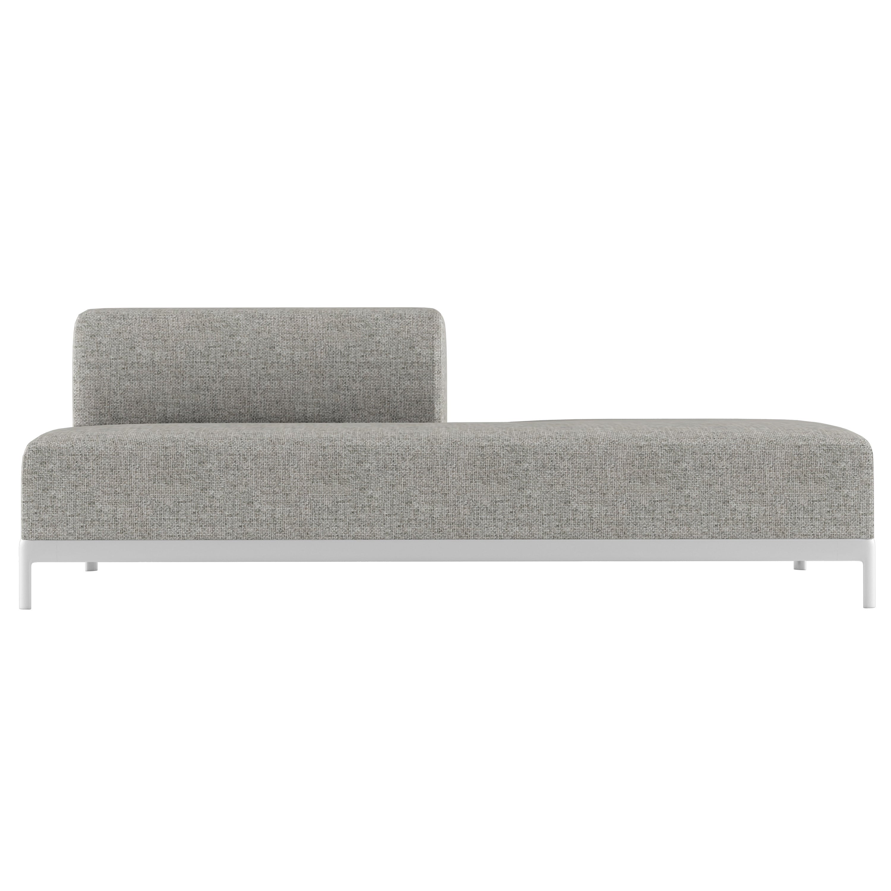 Alias P66 AluZen Soft Ending Sofa Outdoor DX in tappezzeria con telaio in alluminio