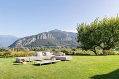 Alias P67 AluZen Soft Ending Sofa Outdoor SX in Upholstery with Aluminium Frame