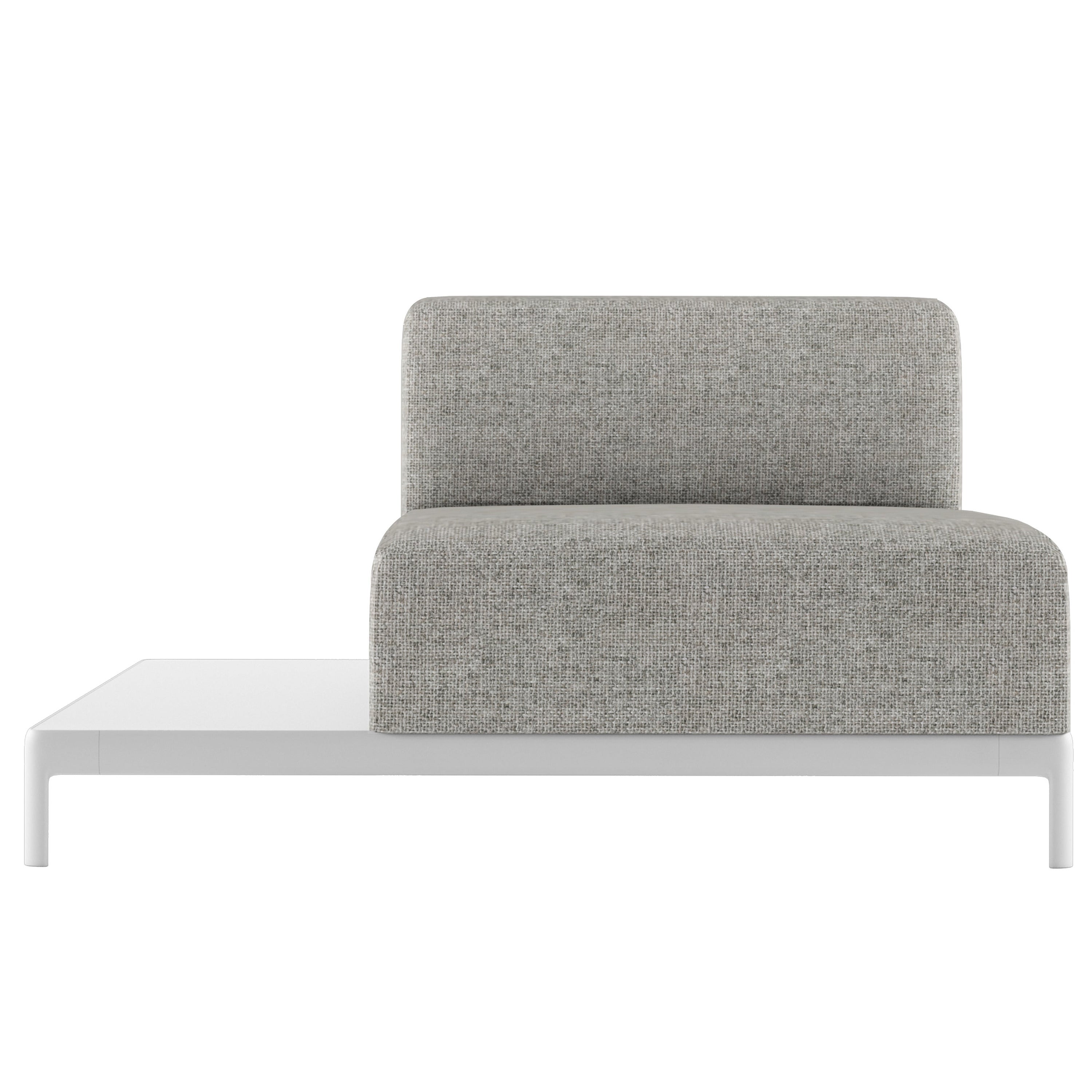 Alias P68 AluZen Soft Top Divano per esterni SX in tappezzeria con struttura in alluminio