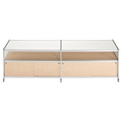 Alias SEC SID007 Sideboard in Aluminum and Natural Oak by Alfredo Häberli