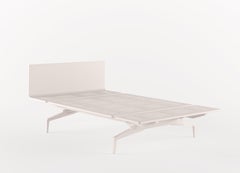 Alias Small LL3 Legnoletto Bed in White Matt Lacquer Frame by Alfredo Häberli
