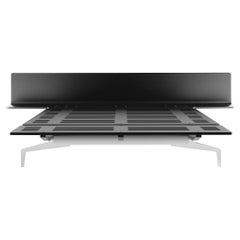 Alias Small LL8 Legnoletto Bed in Black Matt Lacquer Frame by Alfredo Häberli