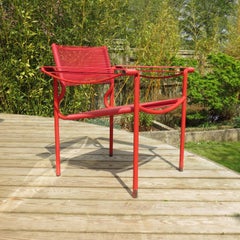 Alias Spaghetti Chair by Giandomenico Belotti Italy 1980s in Red