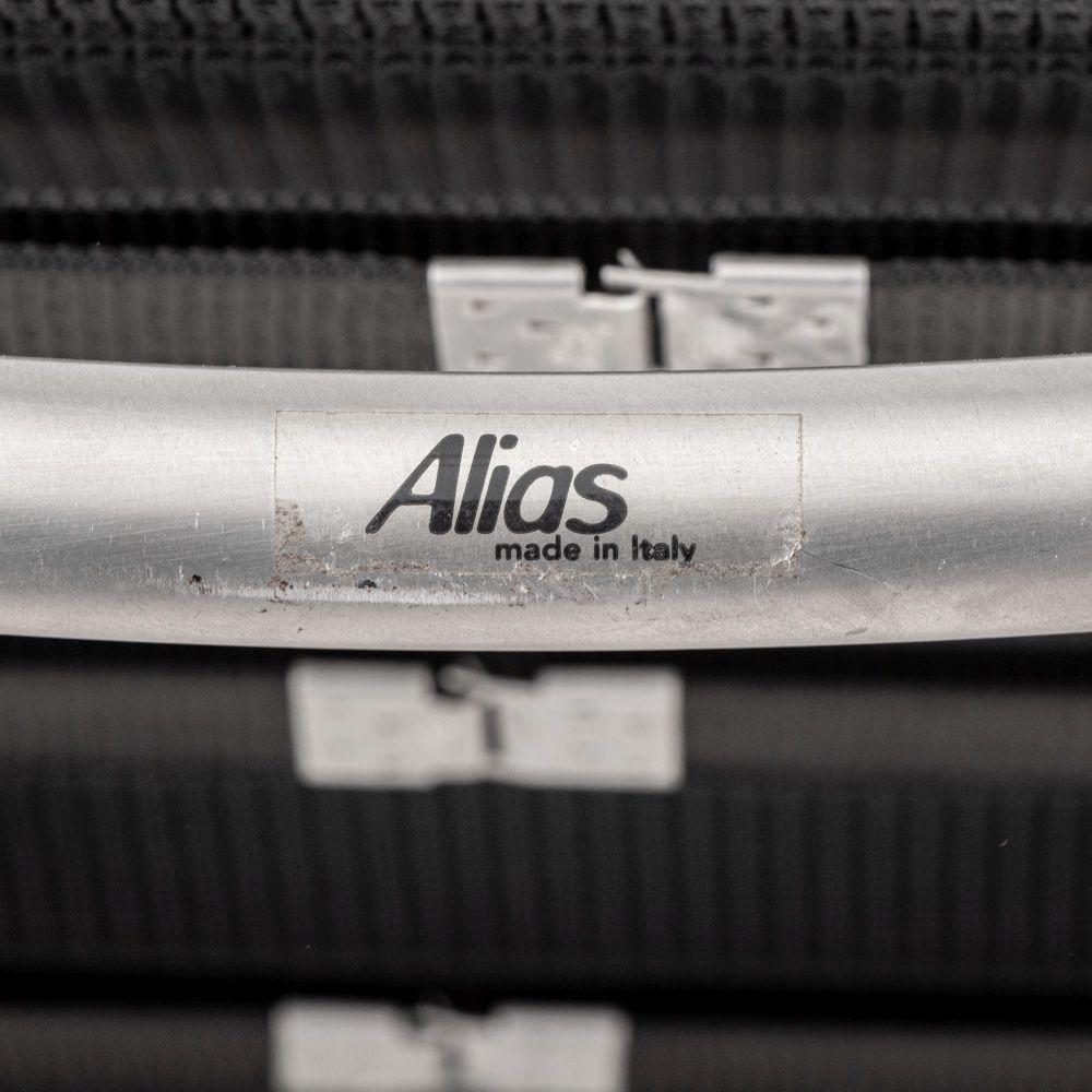 Acier inoxydable Chaise longue d'extérieur en acier inoxydable Alias en vente