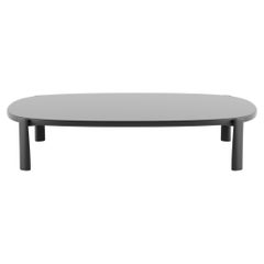 Alias T11_O Dix tables d'extérieur 80 x 80 cm avec plateau en céramique émaillée grise et cadre laqué