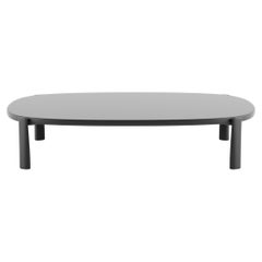 Alias T11_O Ten Outdoor Table 80x80 in Grey Glazed Ceramic Top w Lacquered Frame