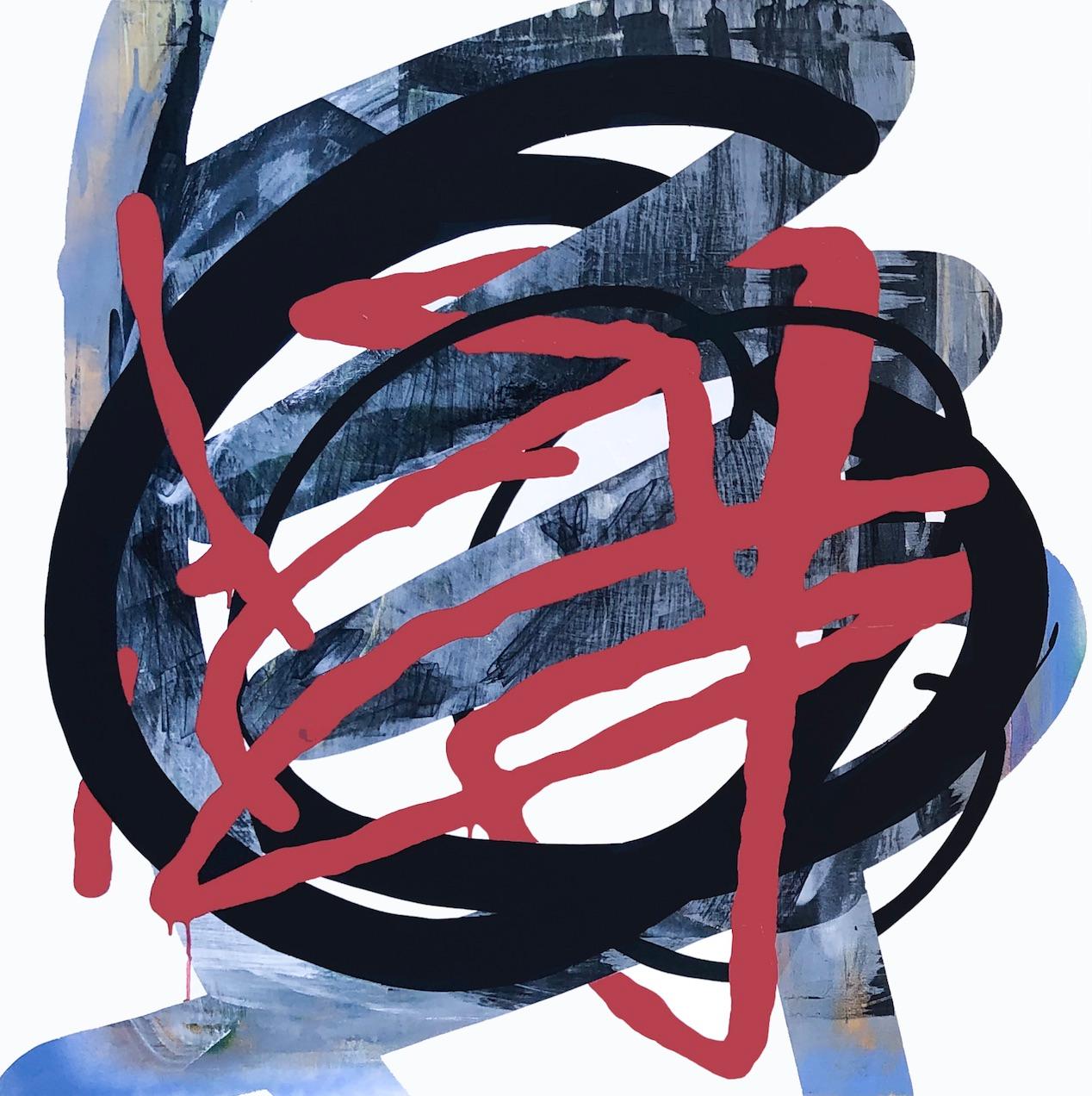 Alic Daniel Abstract Painting - Tight Rope 1 