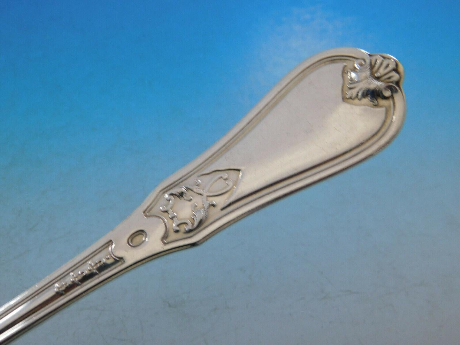 Alicante by Buccellati Italy Silverplated Flatware Set Service 20 Pcs Dinner In Excellent Condition In Big Bend, WI