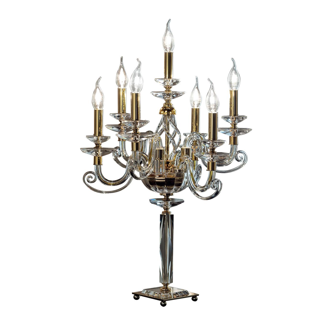 Alicante Clear Candelabra Seven Lights In New Condition For Sale In Milan, IT